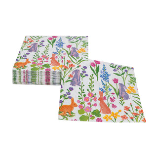 Bunny Field Cocktail Napkins - 20 Per Package