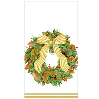 Magnolia Wreath Guest Towels - includes 15 Guest Towels