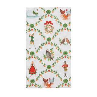 On The Twelfth Day Guest Towels - includes 15 Guest Towels