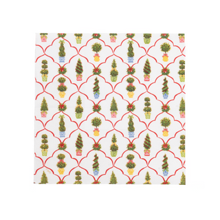 Petit Jardin de Noel Cocktail Napkins - includes 20 Cocktail Napkins