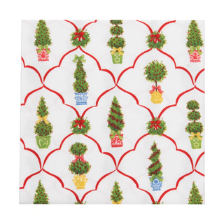 Petit Jardin De Noel Luncheon Napkins - includes 20 Luncheon Napkins