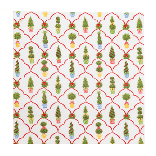 Petit Jardin De Noel Luncheon Napkins - includes 20 Luncheon Napkins