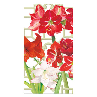 Amaryllis Conservatory Guest Towels - includes 15 Guest Towels