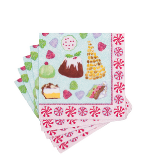 Sweets Cocktail Napkins - includes 20 Cocktail Napkins