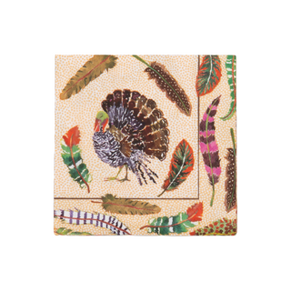 Plumage Cocktail Napkins - includes 20 Cocktail Napkins