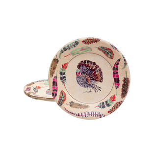Plumage Paper Salad & Dessert Plates - includes 8 Paper Salad & Dessert Plates