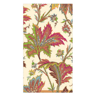 Paisley Leaves Ivory Guest Towels - includes 15 Guest Towels