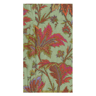 Paisley Leaves Sage Green Guest Towels - includes 15 Guest Towels