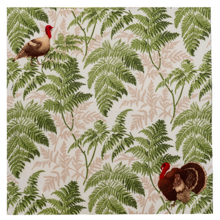 Turkey Among Ferns Dinner Napkins - includes 20 Dinner Napkins