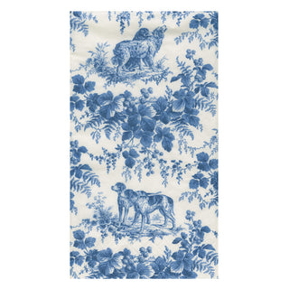 Hunting Toile Blue Guest Towels - includes 15 Guest Towels