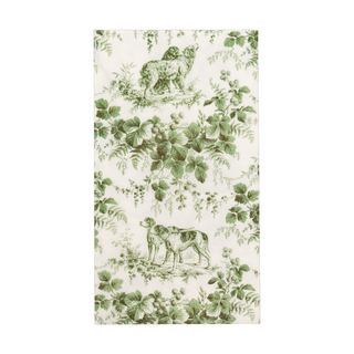 Hunting Toile Evergreen Guest Towels - includes 15 Guest Towels