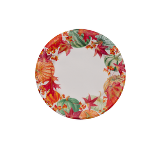 Gourds And Leaves Paper Salad & Dessert Plates - includes 8 Paper Salad & Dessert Plates
