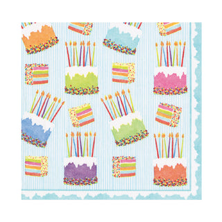 Cake Frosting-Paper Linen Luncheon Napkins - includes 15 Luncheon Napkins