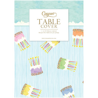 Cake Frosting-Paper Linen Cloth Table Covers - includes 1 Cloth Table Covers