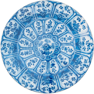 Indigo Garden Round Lacquer Placemat