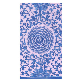 Indigo Garden Blue/Pink Guest Towel - package of 15