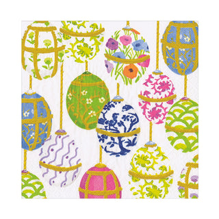 Les Oeufs Luncheon Napkin - package of 20