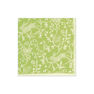 Hedgerow Moss Green Cocktail Napkin - package of 20