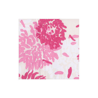 Chrysanthemum Raspberry Cocktail Napkin - package of 20