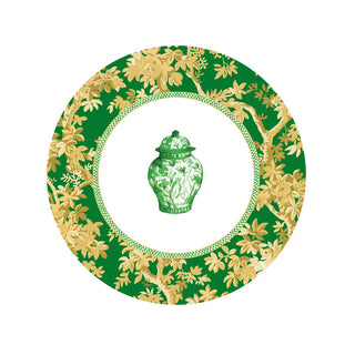 Ginger Jars Dark Green Salad/Dessert Plates - pack of 8