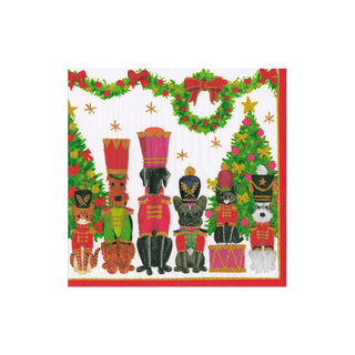 Toy Soldier Pets Cocktail Napkin - package of 20