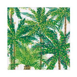 Palm Trees With Lights Napkin Luncheon