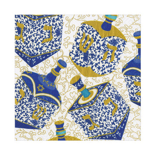 Patterned Dreidels Napkin Luncheon