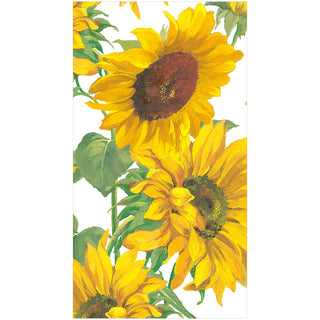 Sunflower Field Guest Towel - package of 15