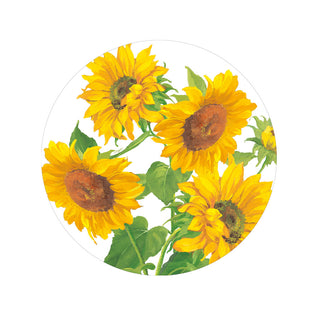 Sunflower Field Salad/Dessert Plates - pack of 8
