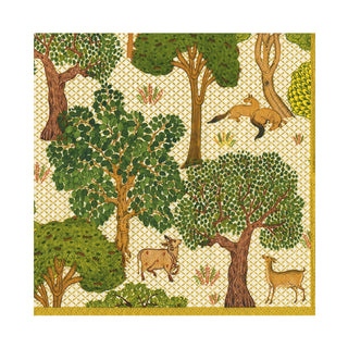Arcadian Forest Linen Napkin Luncheon