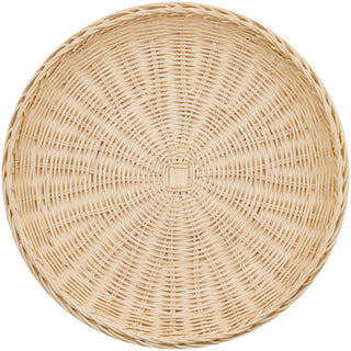 Wicker Luxury Paper Dinner Plates - pack of 8