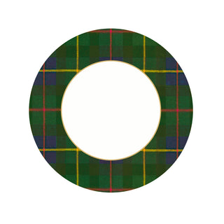 William Tartan Blue Salad/Dessert Plates - pack of 8
