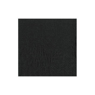 Grosgrain Black Cocktail Napkin - 20in