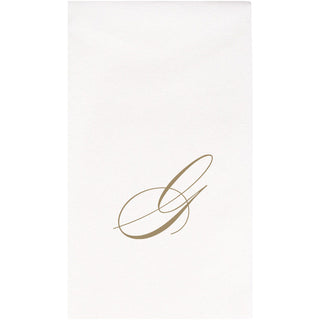 White Pearl-Paper Linen Guest Towels Airlaid - 12 In