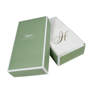 White Pearl-Paper Linen Napkin Airlaid Guest-Signature 24In