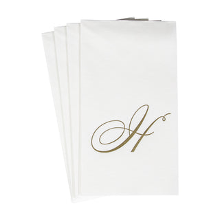 White Pearl-Paper Linen Guest Towels Airlaid - 12 In