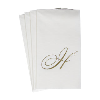 White Pearl-Paper Linen Guest Towels Airlaid - 12 In