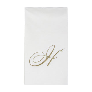 White Pearl-Paper Linen Guest Towels Airlaid - 12 In