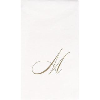 White Pearl-Paper Linen Guest Towels Airlaid - 12 In