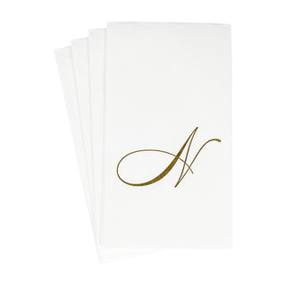 White Pearl-Paper Linen Guest Towels Airlaid - 12 In