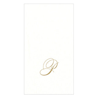 White Pearl-Paper Linen Guest Towels Airlaid - 12 In