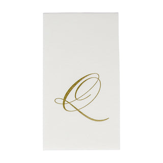 White Pearl-Paper Linen Guest Towels Airlaid - 12 In