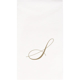 White Pearl-Paper Linen Guest Towels Airlaid - 12 In
