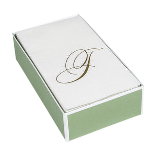 White Pearl-Paper Linen Guest Towels Airlaid - 12 In