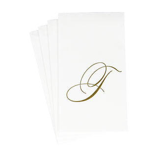 White Pearl-Paper Linen Guest Towels Airlaid - 12 In