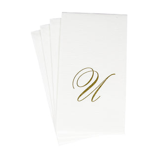 White Pearl-Paper Linen Guest Towels Airlaid - 12 In