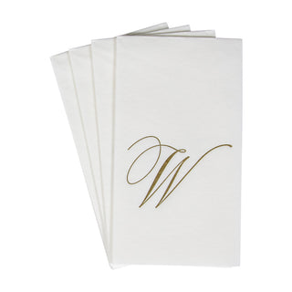 White Pearl-Paper Linen Guest Towels Airlaid - 12 In