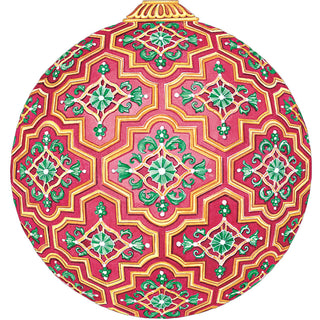 Imperial Ornament Red Hardback Placemat - 1 count