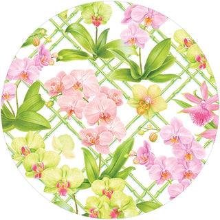 Orchid Conservatory Hardback Placemat - 1 count