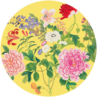 A Profusion Of Flowers Yellow Hardback Placemat - 1 count